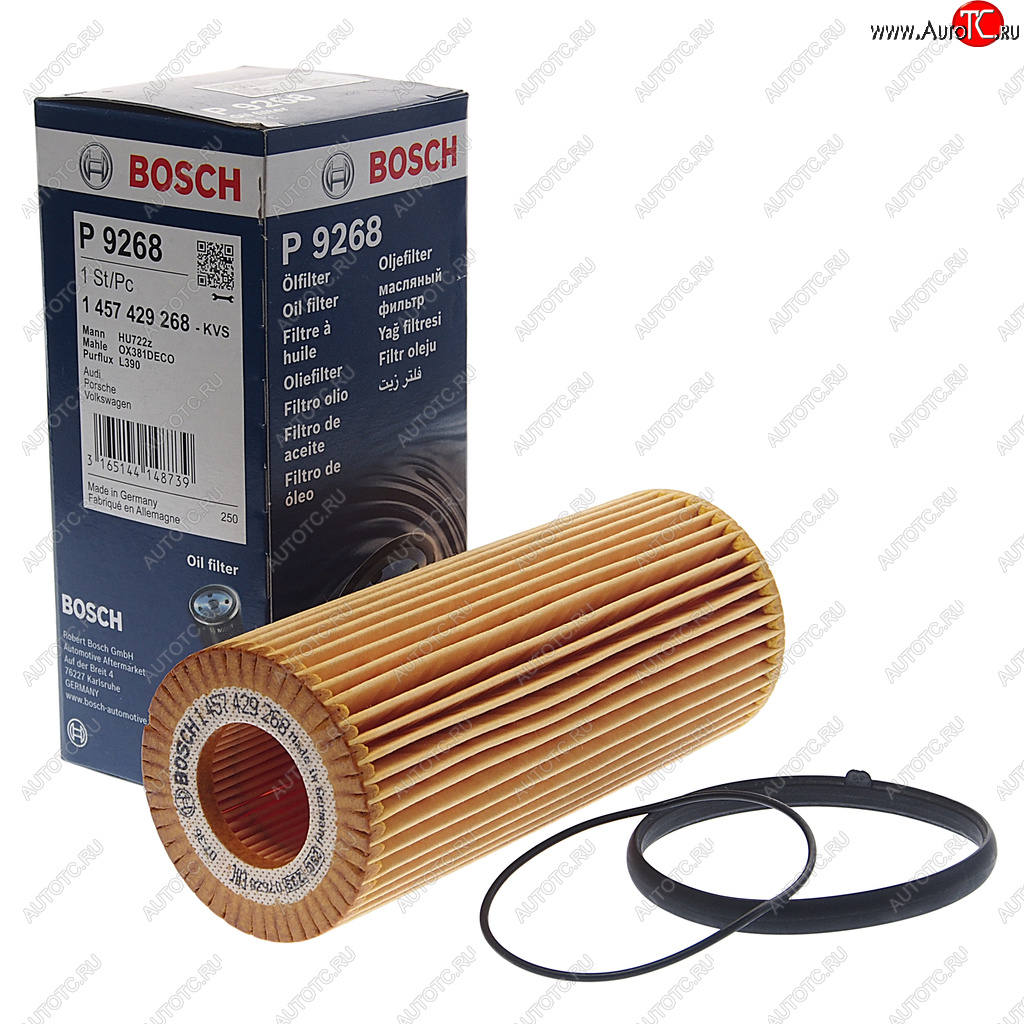 1 069 р. Фильтр масляный VW Touareg AUDI A4,A6,A8,Q5,Q7 (2.83.03.2 FSITFSI) BOSCH BOSCH 1457429268  с доставкой в г. Кемерово