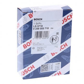 4 599 р. Датчик кислорода FORD Focus (98-04),Mondeo MAZDA Tribute (00-08) перед катализатором BOSCH BOSCH 0258005718 BOSCH 0258005718  с доставкой в г. Кемерово. Увеличить фотографию 2