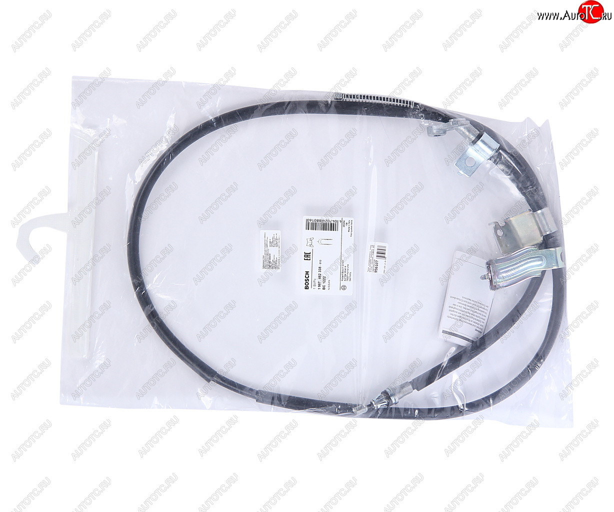 5 599 р. Трос стояночного тормоза NISSAN Qashqai (07-13) задний левый BOSCH BOSCH 1987482338  с доставкой в г. Кемерово