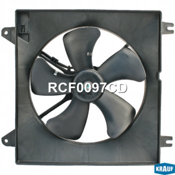 2 679 р. Вентилятор CHEVROLET Lacetti (1.4) охлаждения электрический в сборе KRAUF KRAUF rcf0097cd  с доставкой в г. Кемерово. Увеличить фотографию 3
