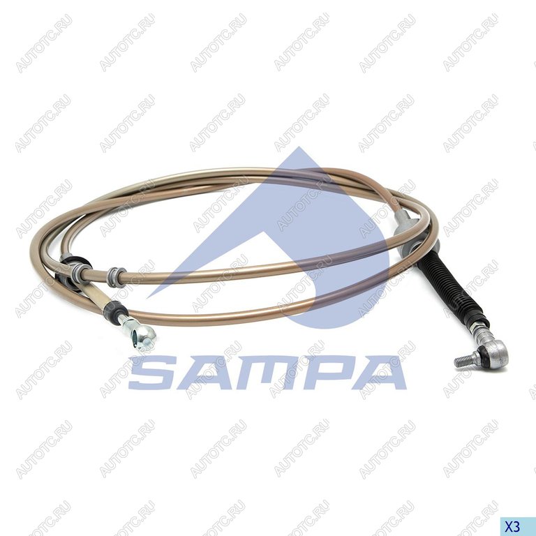 9 549 р. Трос RENAULT переключения КПП SAMPA SAMPA 076.053  с доставкой в г. Кемерово