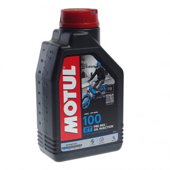 1 039 р. Масло моторное для 2-х тактных двигателей 100 MOTO MIX 2T мин.1л MOTUL MOTUL 104024  с доставкой в г. Кемерово. Увеличить фотографию 1