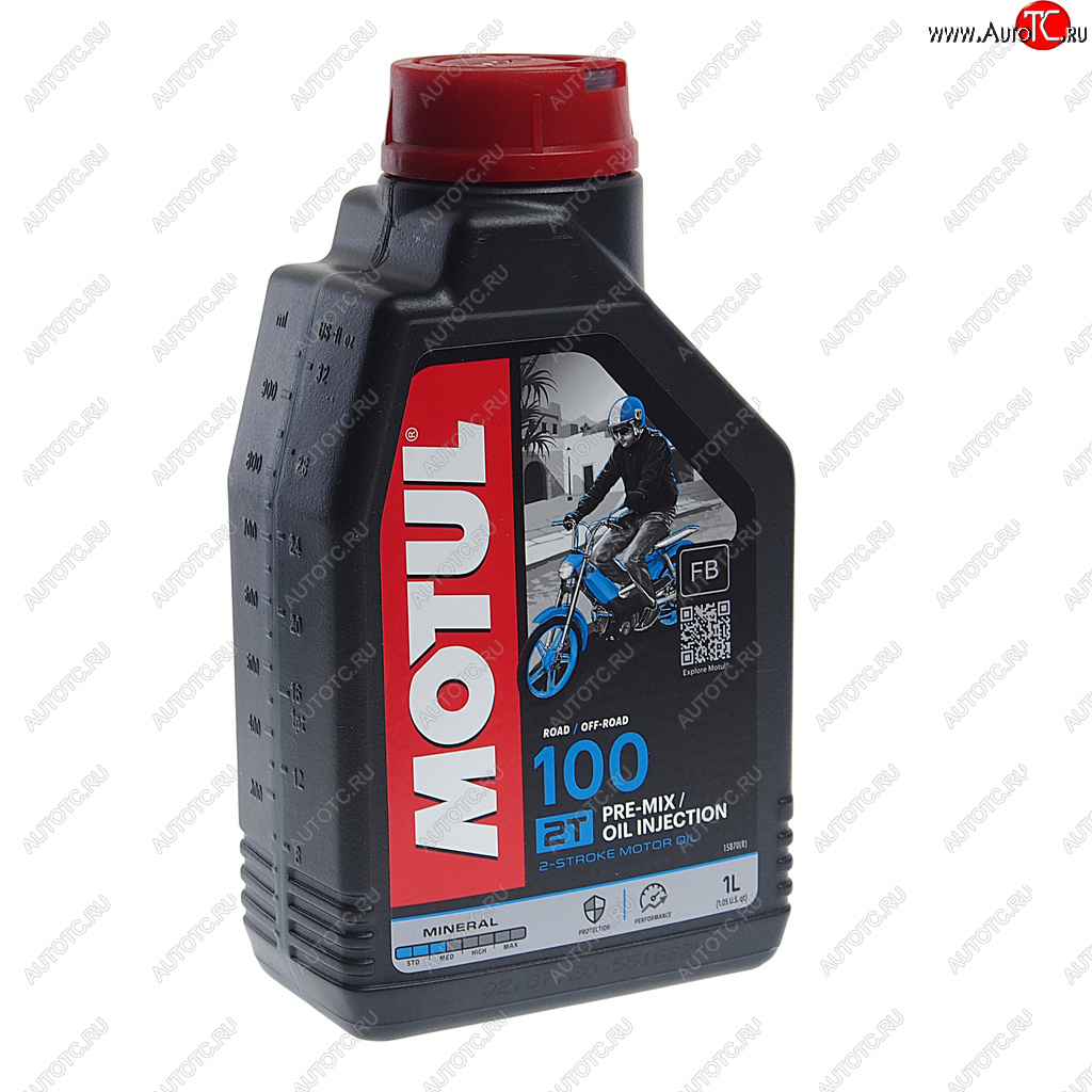 1 039 р. Масло моторное для 2-х тактных двигателей 100 MOTO MIX 2T мин.1л MOTUL MOTUL 104024  с доставкой в г. Кемерово