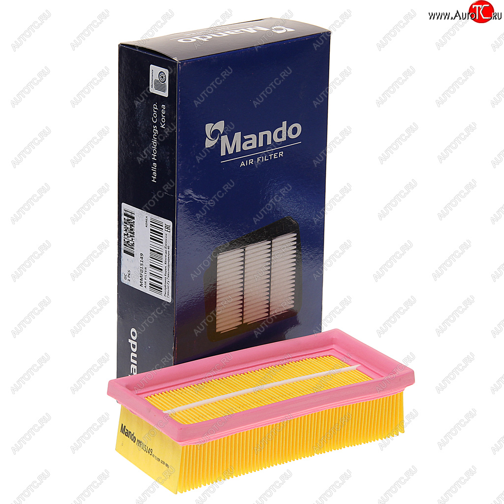 329 р. Фильтр воздушный VW Golf 2,Jetta 2 (1.6/1.8) MANDO MANDO mmf015149 MANDO mmf015149  с доставкой в г. Кемерово