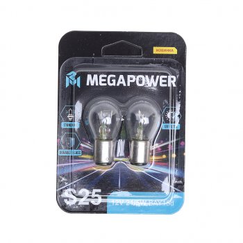 93 р. Лампа 12V P215W BAY15d блистер (2шт.) Standart MEGAPOWER MEGAPOWER 370-33-051  с доставкой в г. Кемерово. Увеличить фотографию 1