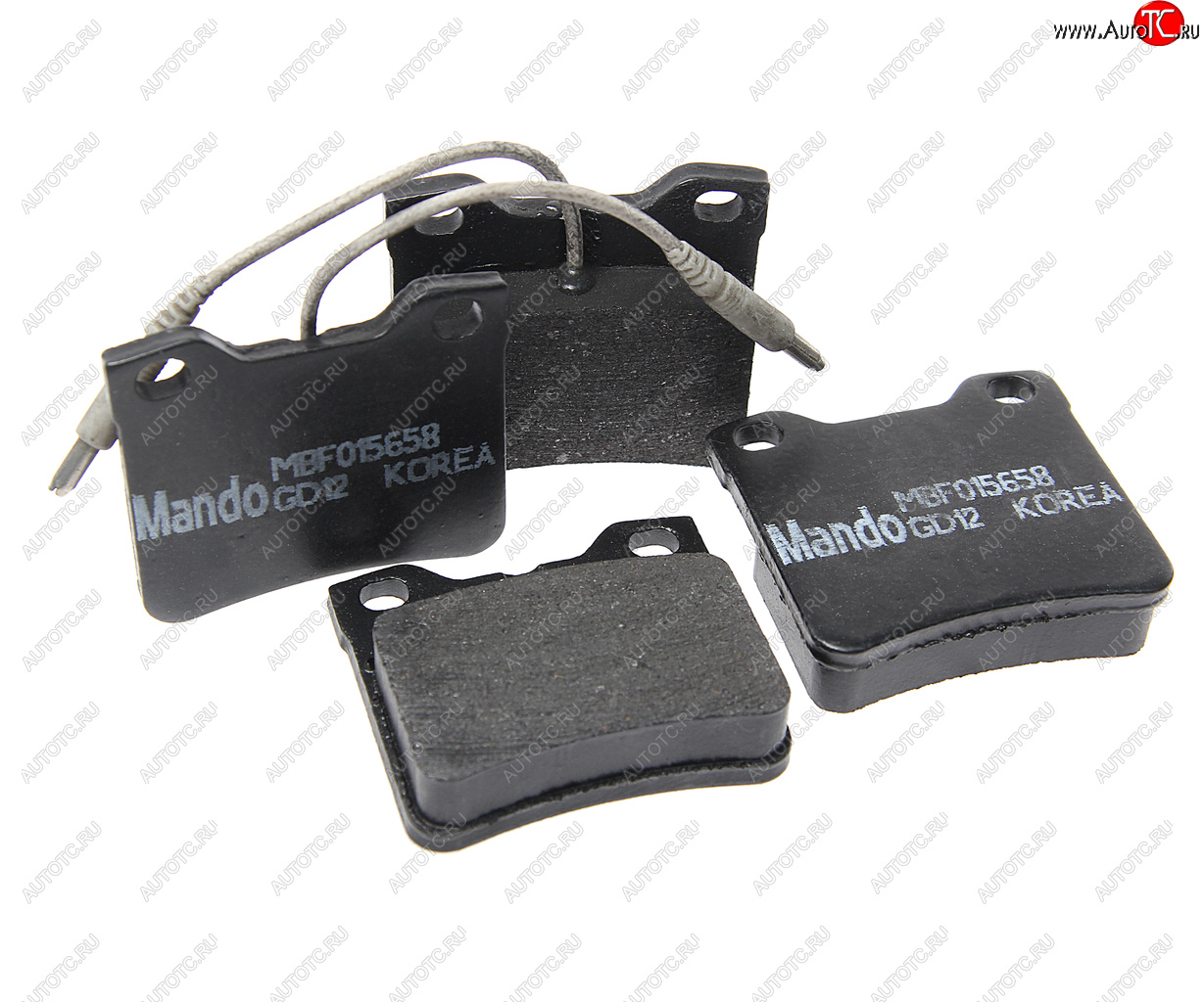949 р. Колодки тормозные MERCEDES Vito (W639) задние (4шт.) MANDO MANDO mbf015658 MANDO mbf015658  с доставкой в г. Кемерово