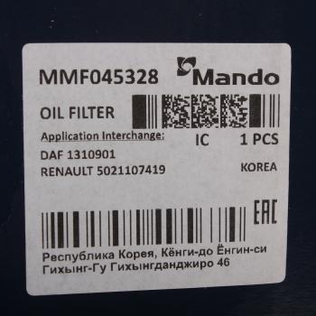 220 р. Фильтр масляный FORD Mondeo (07-),Focus (08-11) MANDO MANDO mmf045031  с доставкой в г. Кемерово. Увеличить фотографию 4