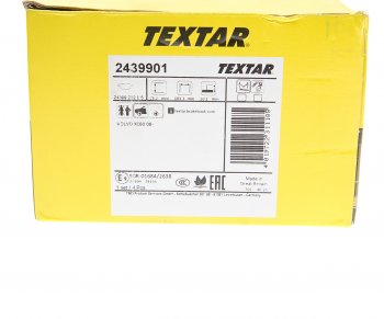 6 399 р. Колодки тормозные VOLVO XC60 (08-) передние (4шт.) TEXTAR TEXTAR 2439901  с доставкой в г. Кемерово. Увеличить фотографию 3