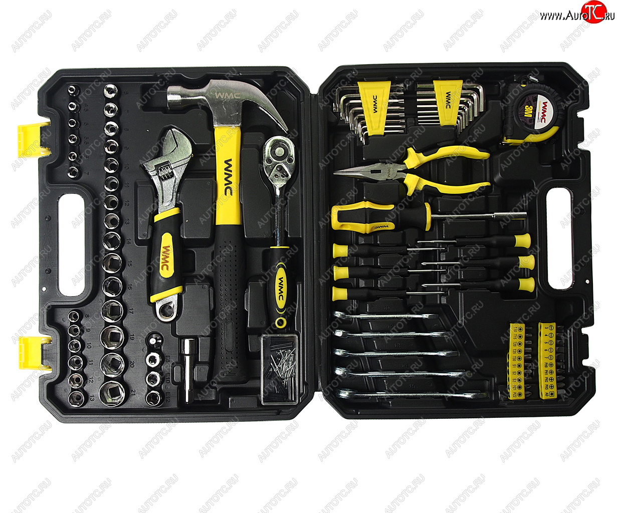 4 999 р. Набор инструментов 128 предметов слесарно-монтажный 1/4, 3/8 DR 4-21мм WMC TOOLS WMC TOOLS wmc-30128-old WMC TOOLS wmc-30128-old  с доставкой в г. Кемерово