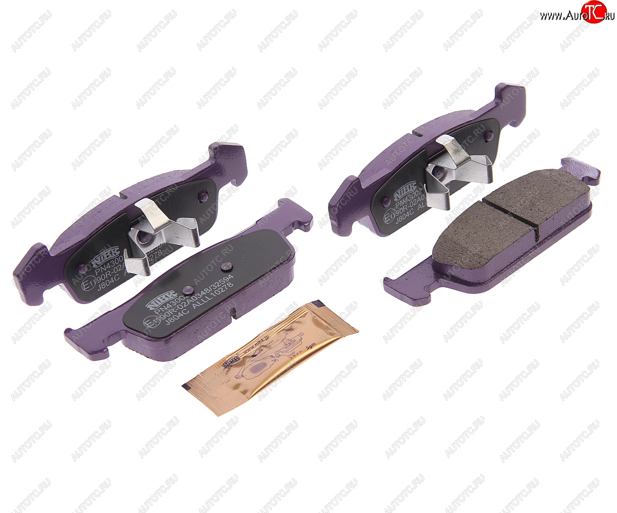 2 259 р. Колодки тормозные передние (4шт.) NIBK Renault Sandero (B8) рестайлинг (2018-2025)  с доставкой в г. Кемерово