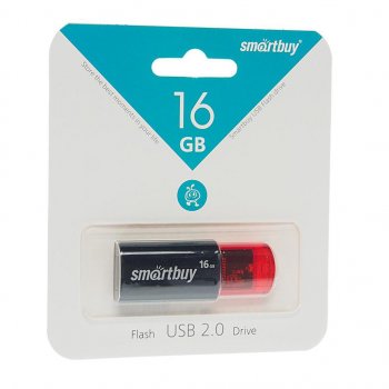 389 р. Карта памяти USB 16GB Click черная SMART BUY SMART BUY sb16gbcl-k  с доставкой в г. Кемерово. Увеличить фотографию 1