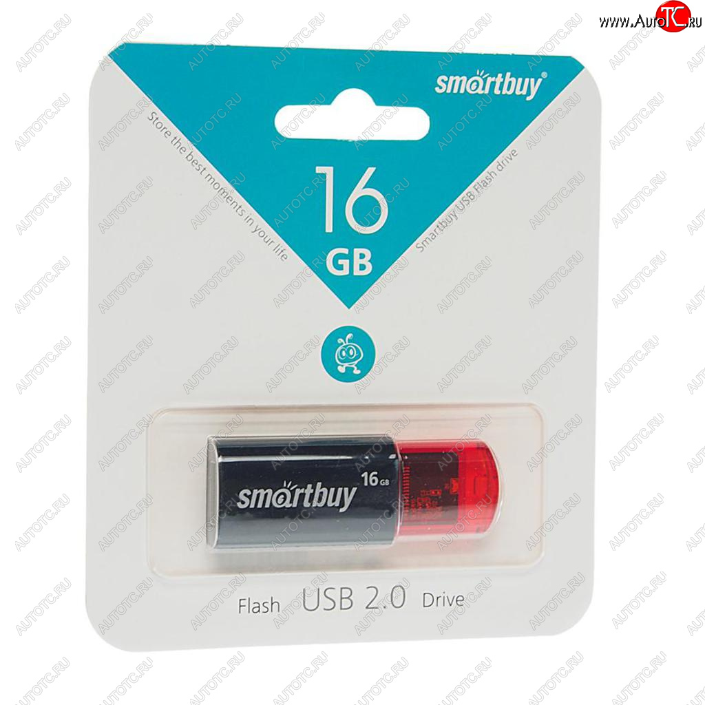 389 р. Карта памяти USB 16GB Click черная SMART BUY SMART BUY sb16gbcl-k  с доставкой в г. Кемерово