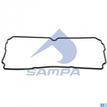 419 р. Прокладка SCANIA P,R,4 series боковой крышки двигателя SAMPA SAMPA 042.354  с доставкой в г. Кемерово. Увеличить фотографию 1