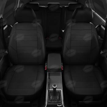 7 799 р. Авточехлы ВАЗ-2190 (18-) седан,лифтбек экокожа черные (с пластиковыми кожухами) комплект AVTOLIDER AVTOLIDER vz29-2120-ec01  с доставкой в г. Кемерово. Увеличить фотографию 3