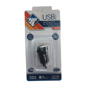 286 р. Устройство зарядное в прикуриватель 1USB + 1Type C 12-24V NOVA BRIGHT NOVA BRIGHT 48045  с доставкой в г. Кемерово. Увеличить фотографию 1