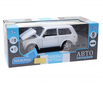 3 099 р. Модель автомобиля ЛАДА-21214 металлическая (1:24) АВТОПАНОРАМА АВТОПАНОРАМА jb1200152jb1200151 АВТОПАНОРАМА jb1200152jb1200151  с доставкой в г. Кемерово. Увеличить фотографию 1