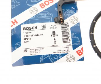 1 239 р. Датчик износа тормозных колодок BMW 7 (E65,E66) задний BOSCH BOSCH 1987473044  с доставкой в г. Кемерово. Увеличить фотографию 2
