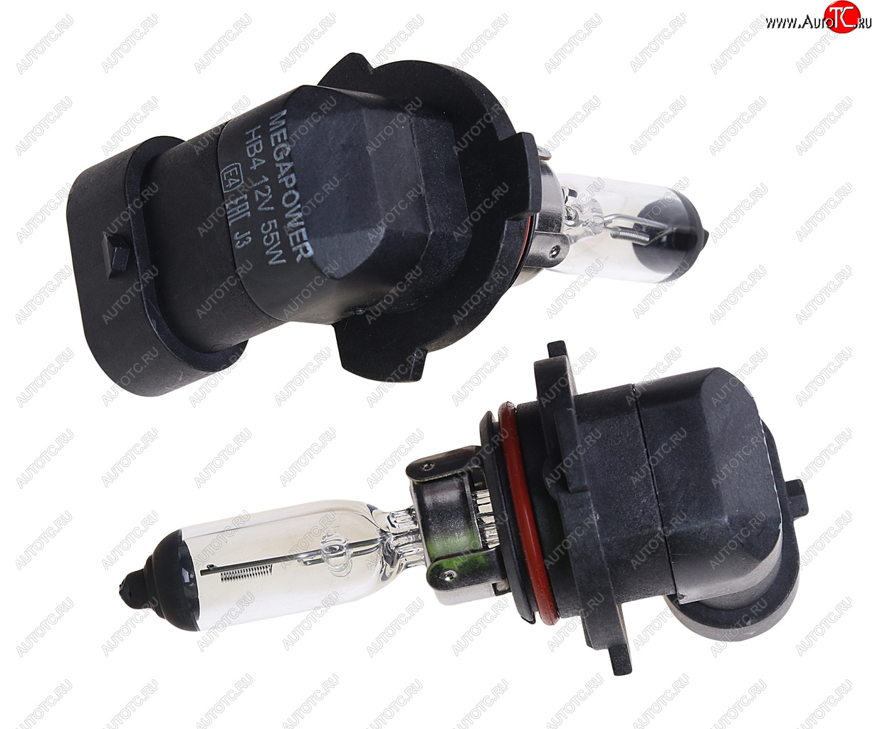 349 р. Лампа 12V HB4 55W P22d бокс (2шт.) Standart MEGAPOWER MEGAPOWER 370-33-043  с доставкой в г. Кемерово