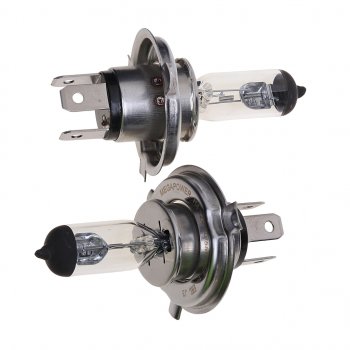 319 р. Лампа 12V H4 6055W P43t бокс (2шт.) Standart MEGAPOWER MEGAPOWER 370-33-022  с доставкой в г. Кемерово. Увеличить фотографию 1