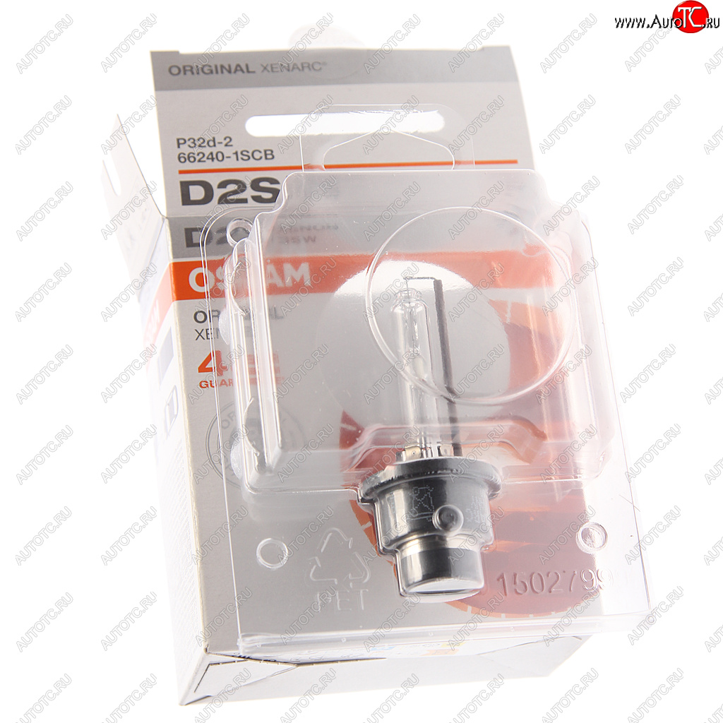4 599 р. Лампа ксеноновая D2S 35W P32d-2 4100K 85V 3200лм блистер (1шт.) Original OSRAM OSRAM 66240-scb   с доставкой в г. Кемерово
