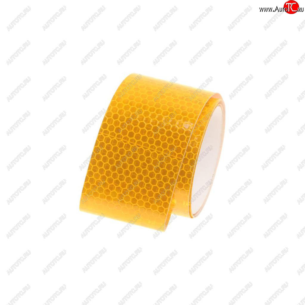 103 р. Лента светоотражающая желтая (1м) микропризма NO NAME 0678650747(45м рулон)  с доставкой в г. Кемерово