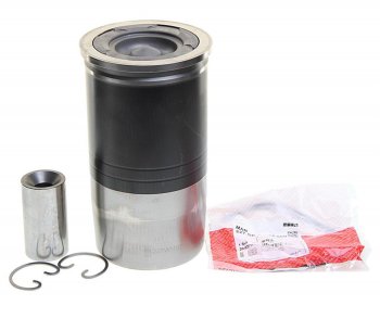 37 999 р. Группа поршневая MAN (D2066) d=120.00 (гильза,кольца,палец,поршень) (на 1 цилиндр) MAHLE MAHLE 2293290  с доставкой в г. Кемерово. Увеличить фотографию 1