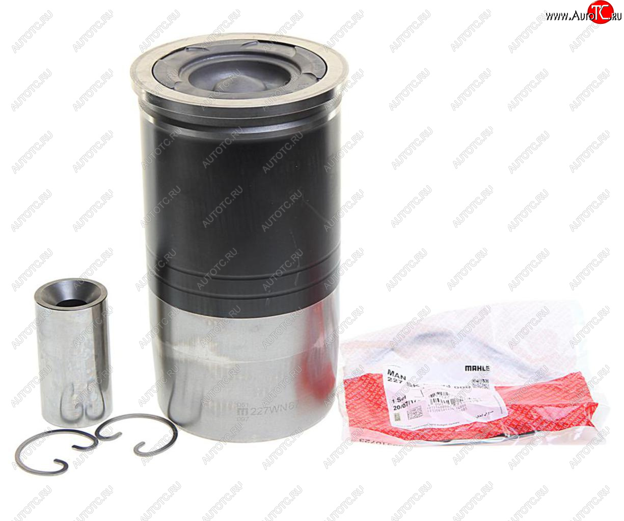 37 999 р. Группа поршневая MAN (D2066) d=120.00 (гильза,кольца,палец,поршень) (на 1 цилиндр) MAHLE MAHLE 2293290  с доставкой в г. Кемерово