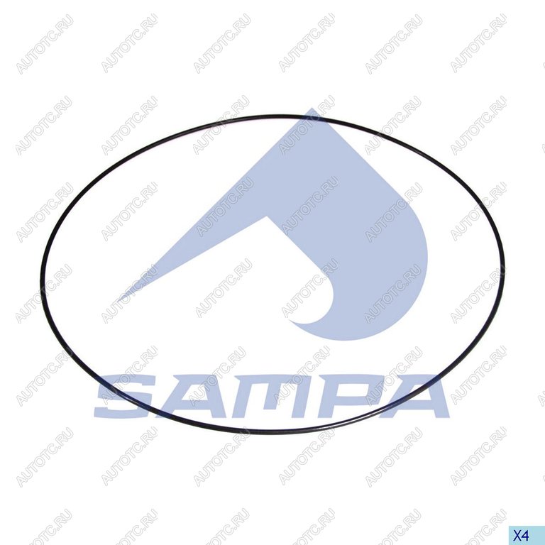 138 р. Кольцо уплотнительное VOLVO FH ступицы (248х3мм) SAMPA SAMPA 032.187  с доставкой в г. Кемерово