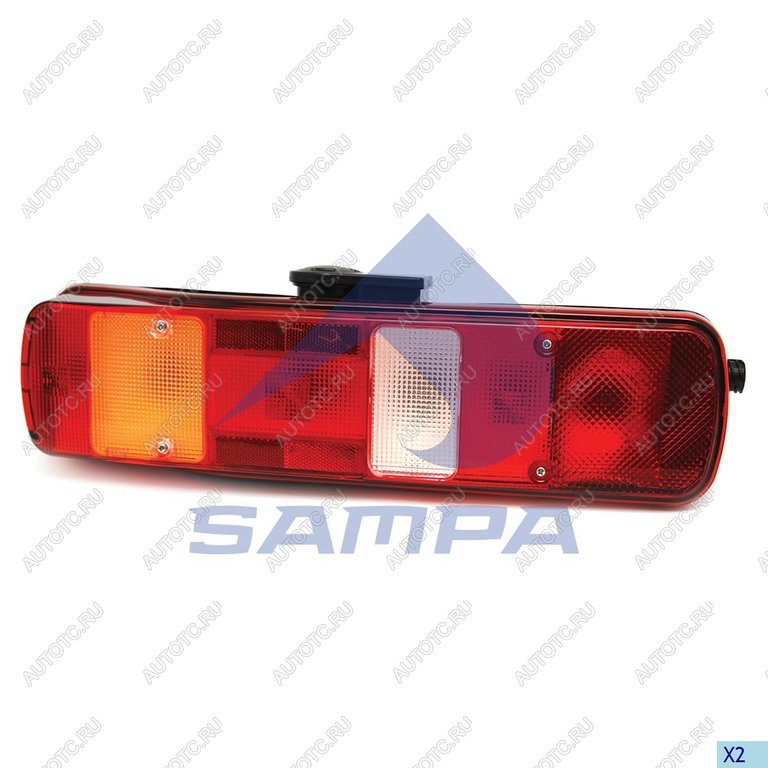 5 349 р. Фонарь задний VOLVO FH,FM правый (АМР-разъем боковой) SAMPA SAMPA 035.163  с доставкой в г. Кемерово