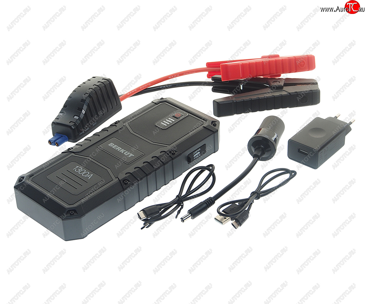 20 399 р. Устройство пусковое 12V 1300A 20800мАч пыле-влагозащита IP66 (power bank) BERKUT BERKUT jsl-25000  с доставкой в г. Кемерово