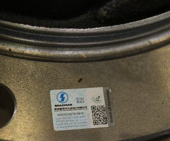 8 399 р. Ступица SHACMAN SHAANXI X3000 задняя (мост HDZ300) OE SHACMAN 81.35701.0128  с доставкой в г. Кемерово. Увеличить фотографию 3