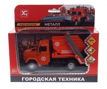 1 159 р. Модель автомобиля ЗИЛ-4331 (мусорка) металлическая NO NAME xg 877-a92b  с доставкой в г. Кемерово. Увеличить фотографию 2