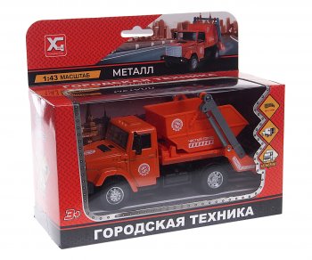 1 159 р. Модель автомобиля ЗИЛ-4331 (мусорка) металлическая NO NAME xg 877-a92b  с доставкой в г. Кемерово. Увеличить фотографию 1