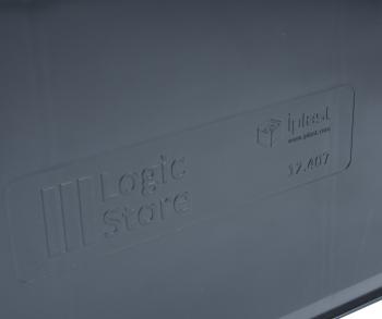 699 р. Лоток складской 500х300х250мм черный IPLAST IPLAST ip-565617  с доставкой в г. Кемерово. Увеличить фотографию 2