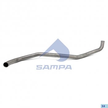 6 699 р. Труба DAF системы охлаждения ретардера передняя (ЕВРО-5) SAMPA SAMPA 052.051  с доставкой в г. Кемерово. Увеличить фотографию 1