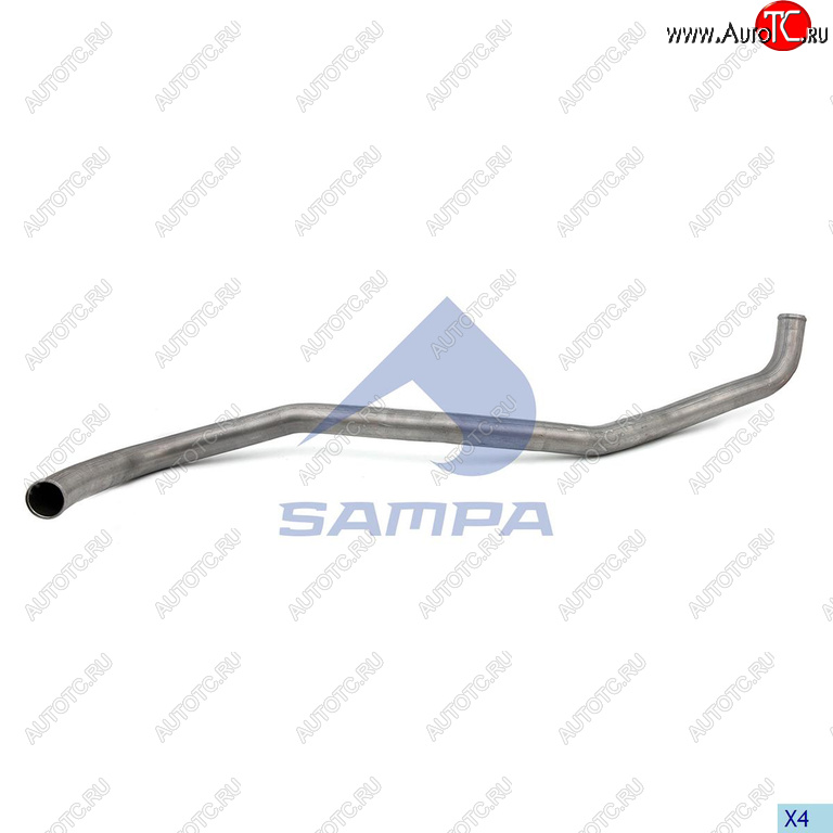 6 699 р. Труба DAF системы охлаждения ретардера передняя (ЕВРО-5) SAMPA SAMPA 052.051  с доставкой в г. Кемерово