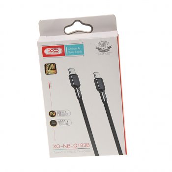 349 р. Кабель USB Type C-USB Type C 1м черный XO XO nb183b black  с доставкой в г. Кемерово. Увеличить фотографию 2