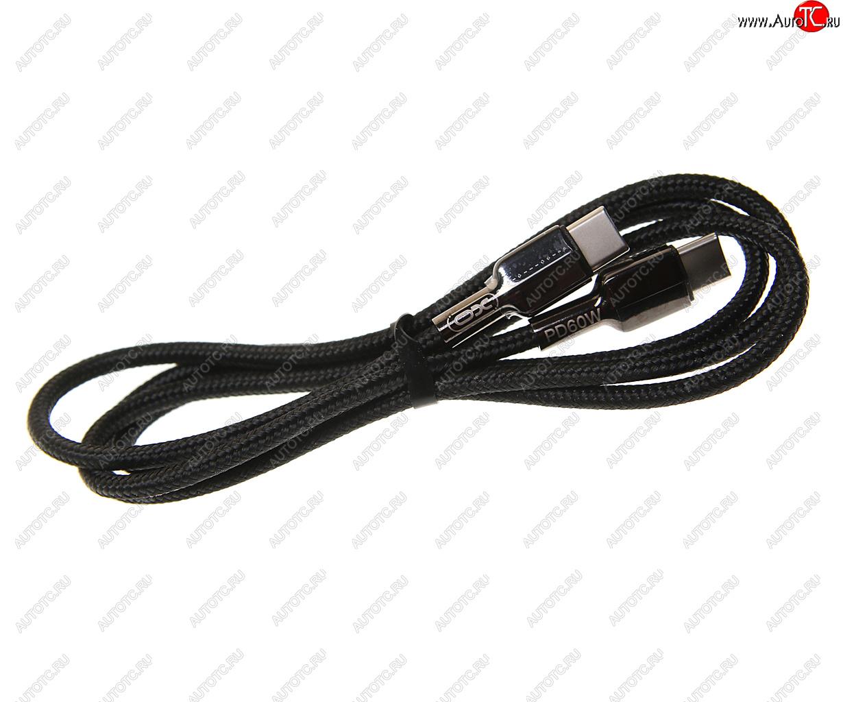 349 р. Кабель USB Type C-USB Type C 1м черный XO XO nb183b black  с доставкой в г. Кемерово
