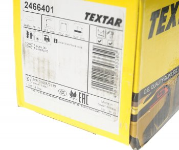 3 099 р. Колодки тормозные задние (4шт.) TEXTAR Toyota Auris E150 хэтчбэк 5 дв. дорестайлинг (2006-2010)  с доставкой в г. Кемерово. Увеличить фотографию 3