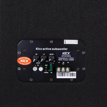16 849 р. Сабвуфер корпусной активный 12 (30см) 350Вт KICX KICX ap301bpa  с доставкой в г. Кемерово. Увеличить фотографию 5