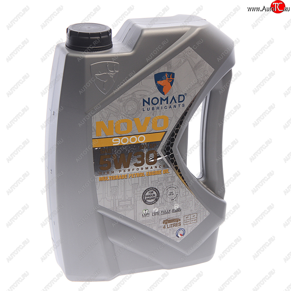 3 899 р. Масло моторное NOVO 9000 SP 5W30 синт.4л NOMAD NOMAD 6297000874661  с доставкой в г. Кемерово