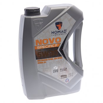 4 999 р. Масло моторное NOVO Specific F A5B5 5W30 синт.4л NOMAD NOMAD 6290360901725  с доставкой в г. Кемерово. Увеличить фотографию 1