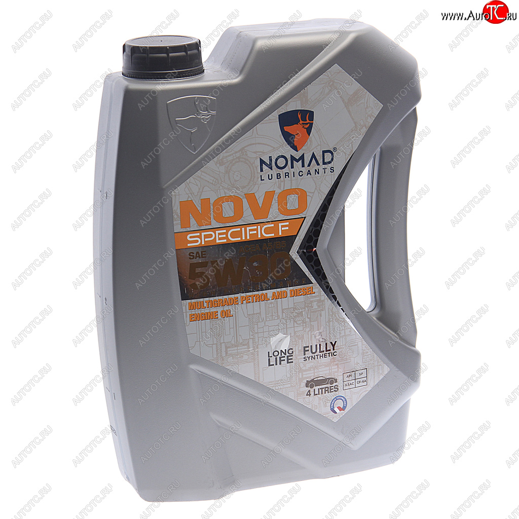 4 999 р. Масло моторное NOVO Specific F A5B5 5W30 синт.4л NOMAD NOMAD 6290360901725  с доставкой в г. Кемерово