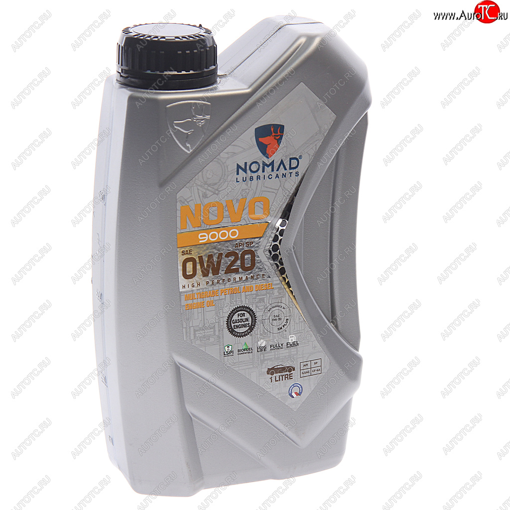 1 059 р. Масло моторное NOVO 9000 SP 0W20 синт.1л NOMAD NOMAD 6297001279311  с доставкой в г. Кемерово