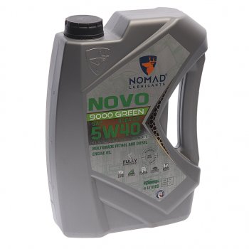 3 899 р. Масло моторное NOVO 9000 GREEN C3 5W40 синт.4л NOMAD NOMAD 6290360901046  с доставкой в г. Кемерово. Увеличить фотографию 1