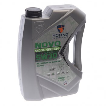 3 999 р. Масло моторное NOVO 9000 GREEN C2C3 5W30 синт.4л NOMAD NOMAD 6297000873596  с доставкой в г. Кемерово. Увеличить фотографию 1