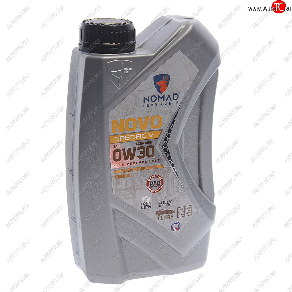 1 429 р. Масло моторное NOVO Specific V A5B5 0W30 синт.1л NOMAD NOMAD 6290360905846  с доставкой в г. Кемерово