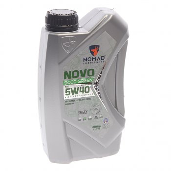 989 р. Масло моторное NOVO 9000 GREEN C3 5W40 синт.1л NOMAD NOMAD 6290360901039  с доставкой в г. Кемерово. Увеличить фотографию 1