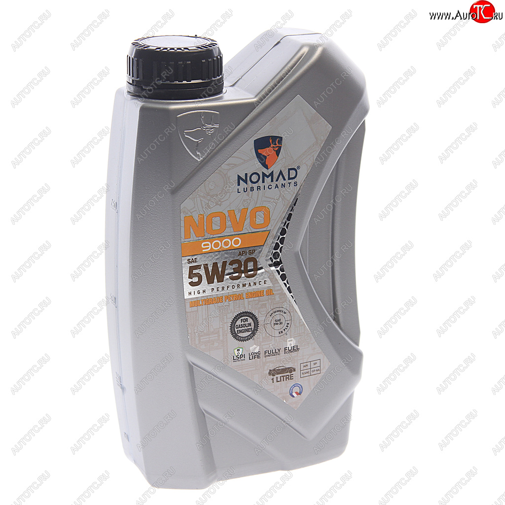 1 029 р. Масло моторное NOVO 9000 SP 5W30 синт.1л NOMAD NOMAD 6297000869735  с доставкой в г. Кемерово