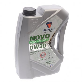 4 999 р. Масло моторное NOVO 9000 GREEN C2C3 0W30 синт.4л NOMAD NOMAD 6297001279342  с доставкой в г. Кемерово. Увеличить фотографию 1